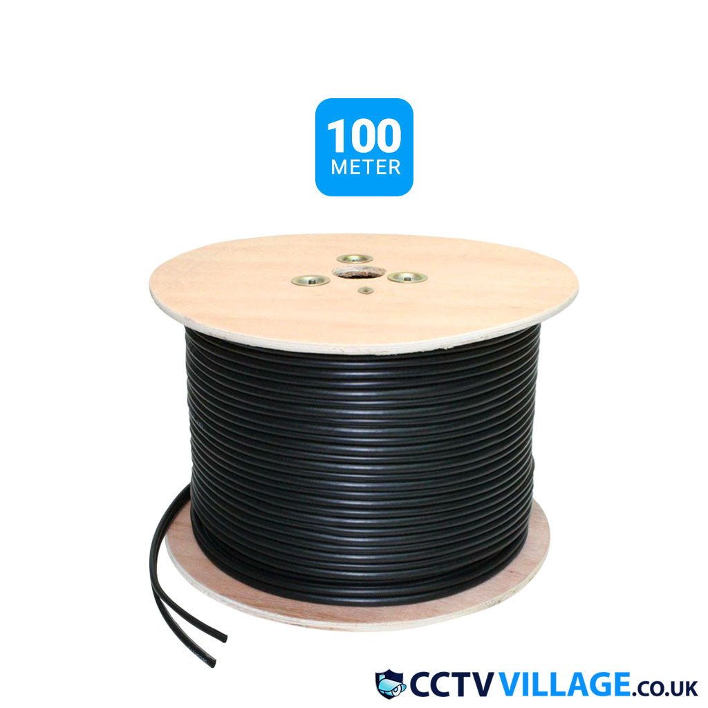 100M SHOTGUN RG59 VIDEO POWER COAXIAL DC DVR CCTV SECURITY CCTV