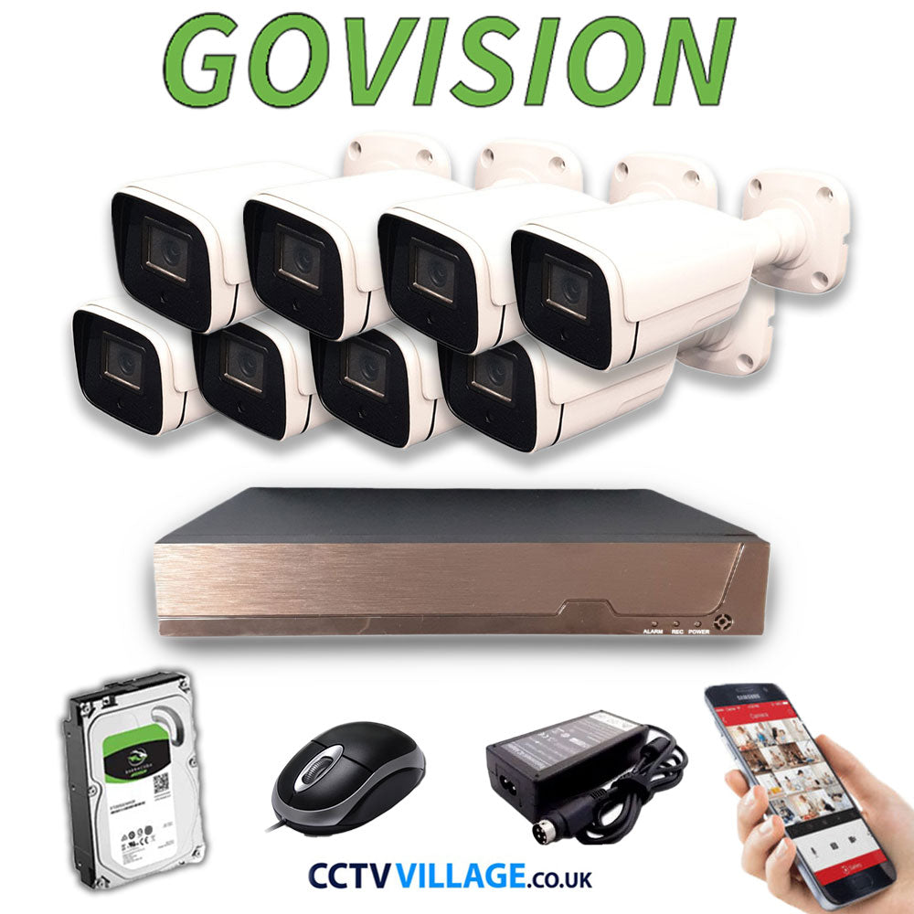 Govision 5MP CCTV System with 8CH DVR