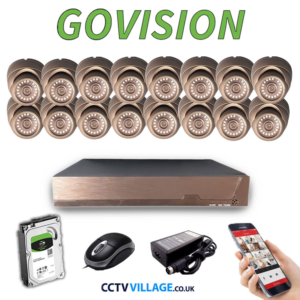 Govision 8MP CCTV System with 16CH DVR