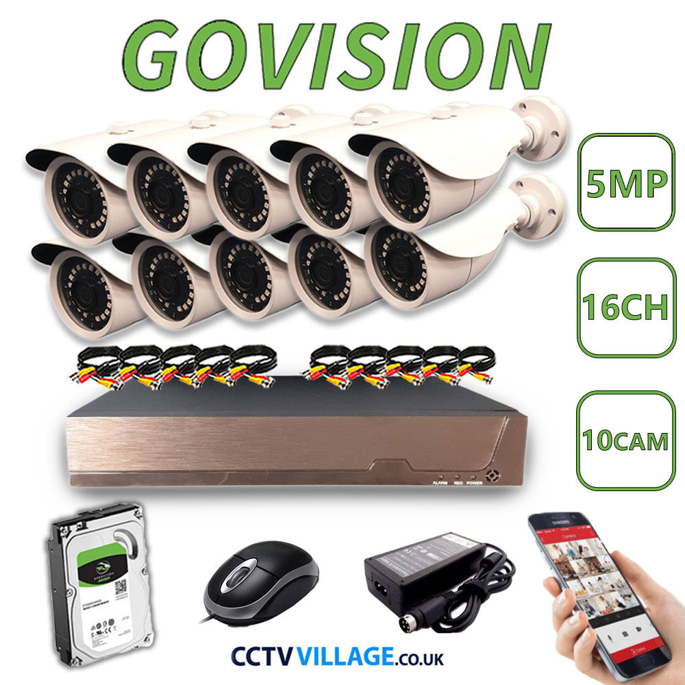 Govision 5MP CCTV System with 16CH DVR