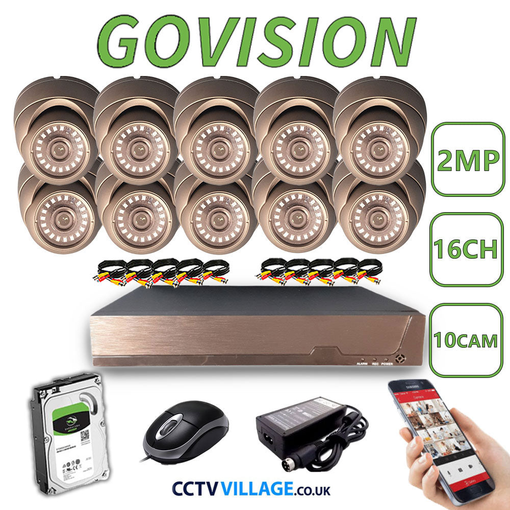 Govision 2MP CCTV System with 16CH DVR