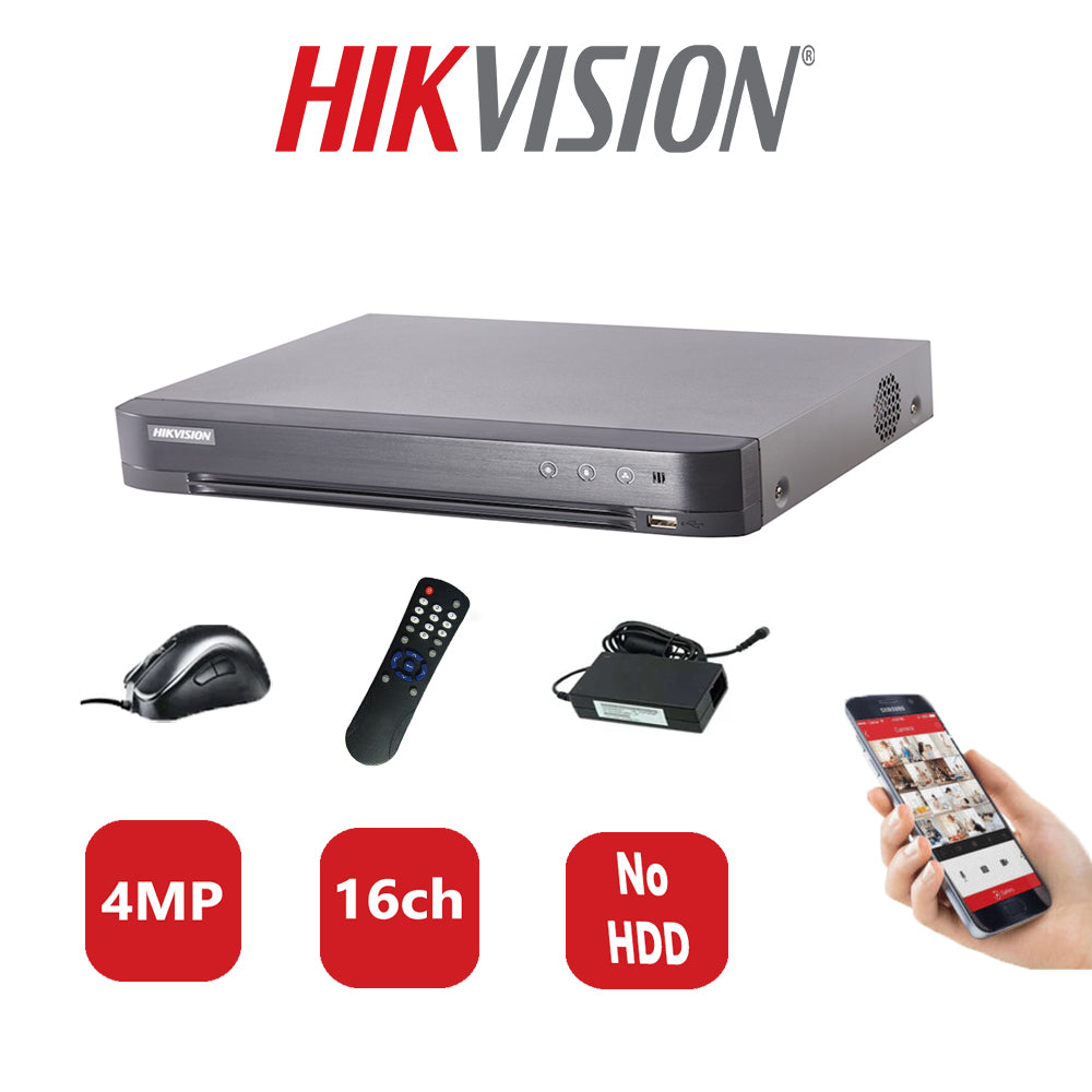 Hikvision 5MP DVR iDS-7216HQHI-K1/4S(B) No HDD