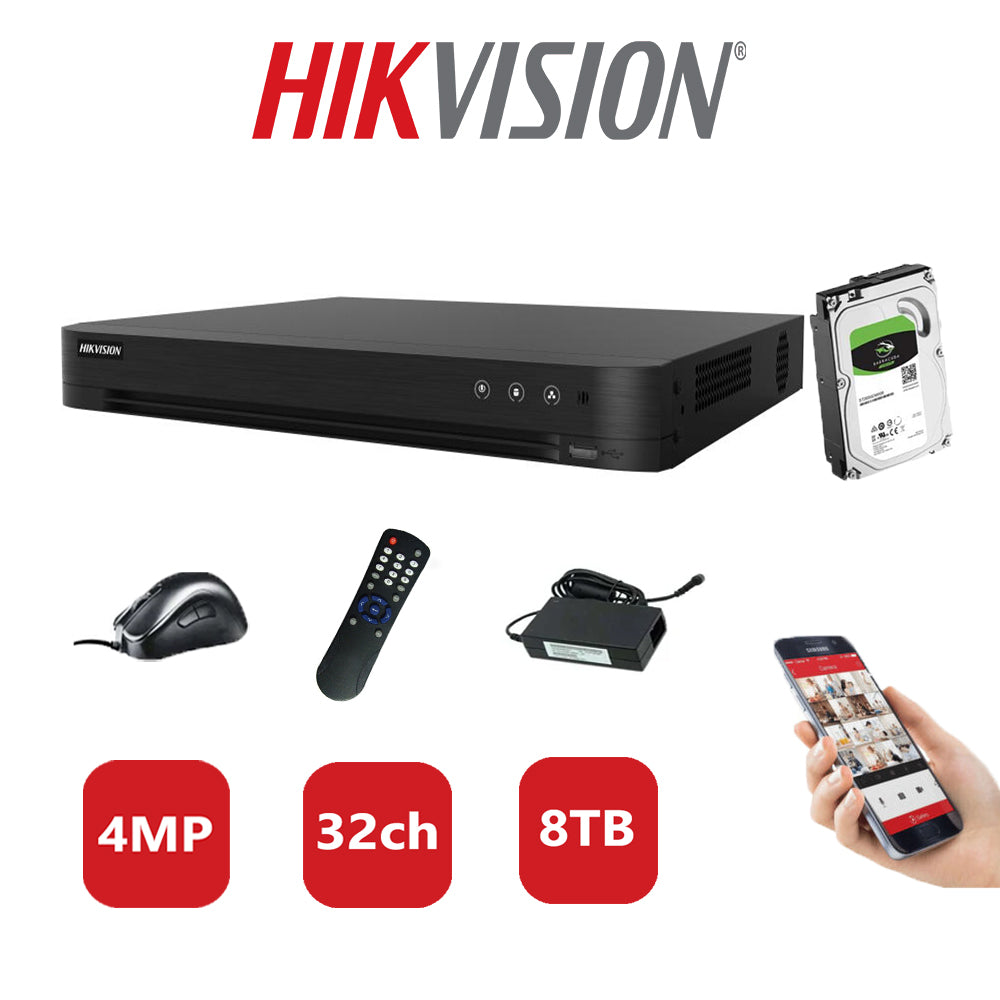 Hikvision 5MP DVR iDS-7232HQHI-M2/S 8TB HDD
