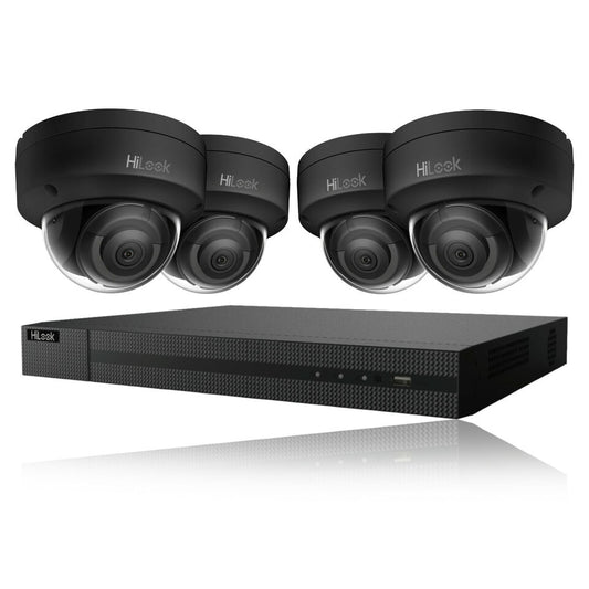 4K HIKVISION CCTV SYSTEM IP POE 8MP AUDIO MIC HD CAMERA NIGHTVISION SECURITY KIT 4CH NVR 4x Cameras 1TB HDD