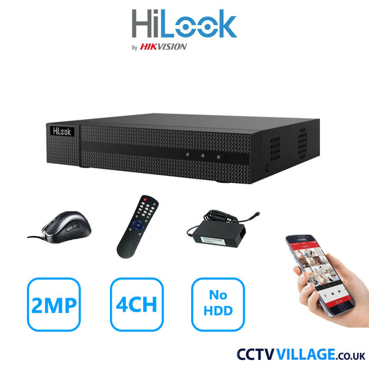 HiLook 2MP 4CH DVR 204G-K1 No HDD