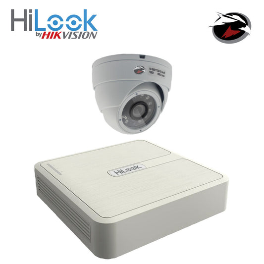 HIKVISION HILOOK CCTV 1080P NIGHT VISION OUTDOOR HD DVR HOME SECURITY SYSTEM KIT 4CH DVR 1xCamera 3TB HDD