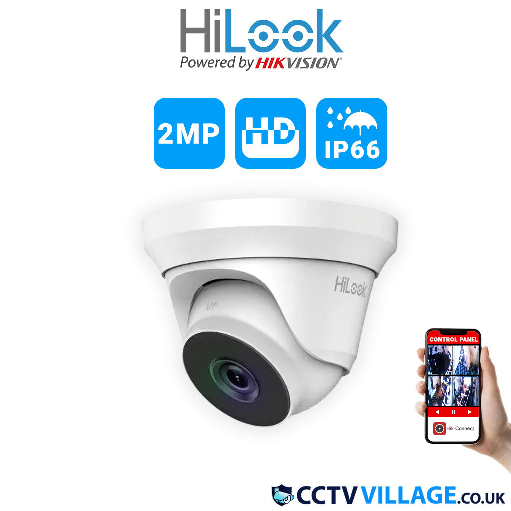 HIKVISION 1080P HD CCTV CAMERA 2MP HD TURRET IP66 20M IR 2.8MM HILOOK THC-T220-M
