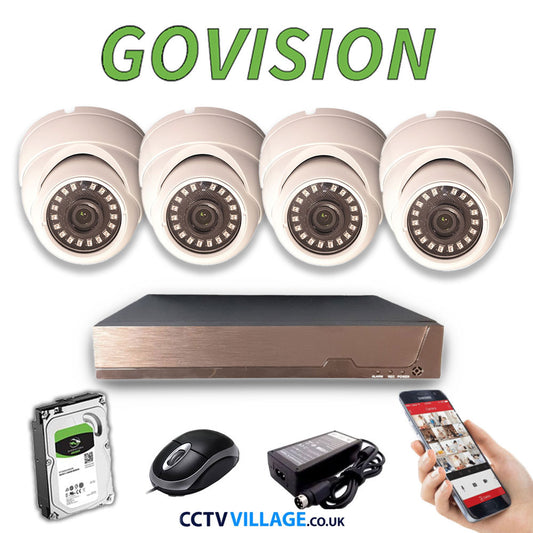 Govision 8MP CCTV System with 4CH DVR