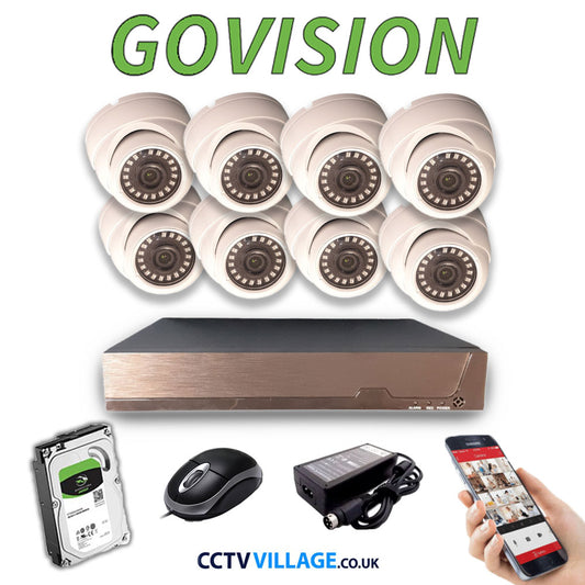 Govision 8MP CCTV System with 8CH DVR