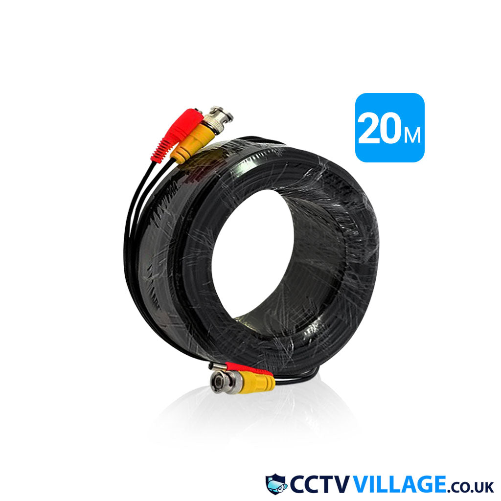 100 PCS of BNC DC Power and Video CCTV Camera Cable 20 Metre (Wholesale)