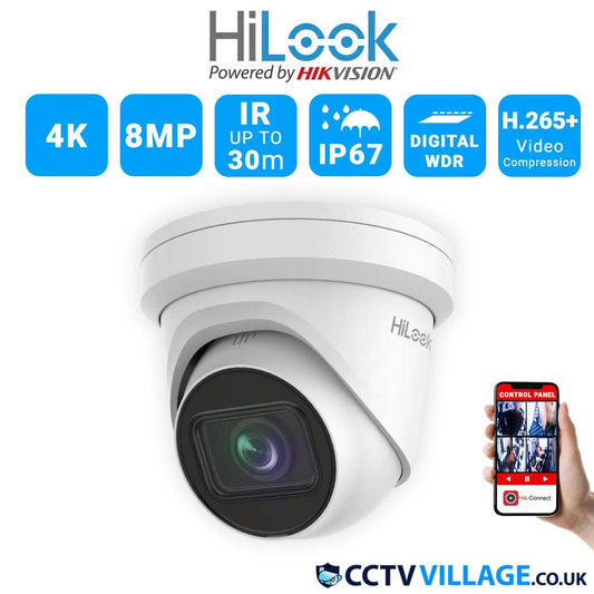 HILOOK BY HIKVISION IPC-T680H-Z 4K OUTDOOR WDR MOTORIZED VARIFOCAL IP POE CAMERA