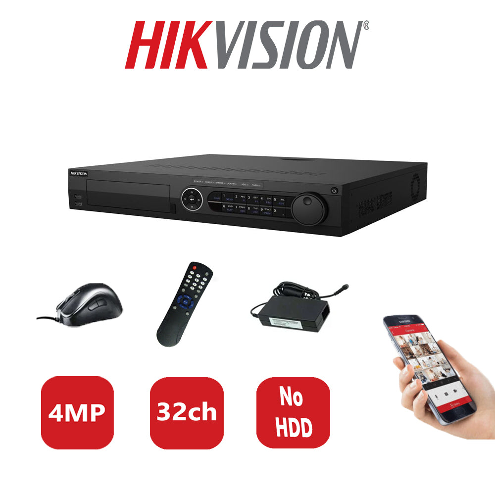 Hikvision 4MP DVR DS-7332HQHI-K4 No HDD