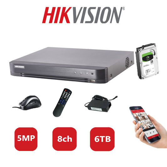 Hikvision 5MP DVR iDS-7208HQHI-K1/4S (C) 6TB HDD