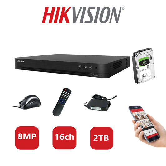 Hikvision 8MP DVR iDS-7216HUHI-M2/S 2TB HDD