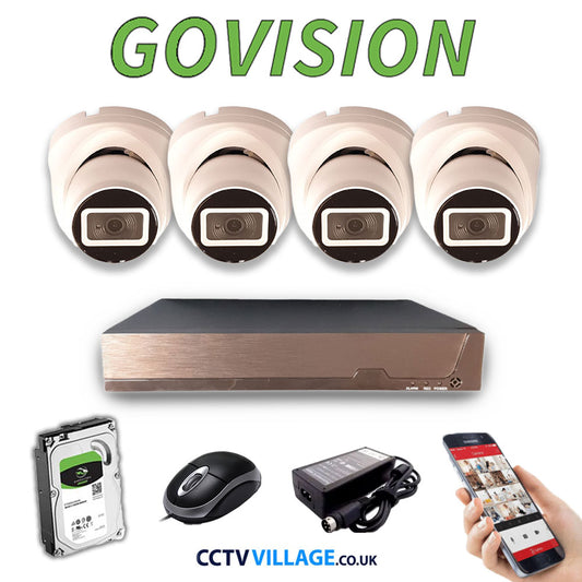 Govision 8MP CCTV System with 4CH DVR
