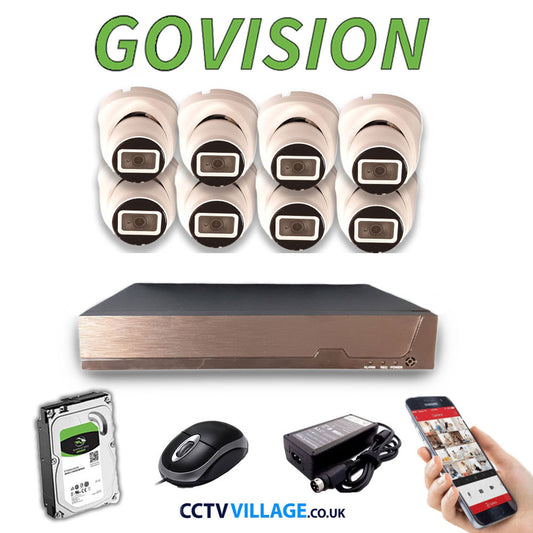 Govision 8MP CCTV System with 8CH DVR