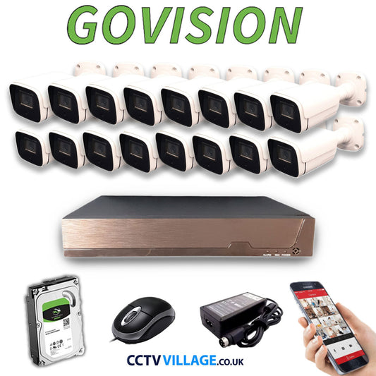 Govision 5MP CCTV System with 16CH DVR