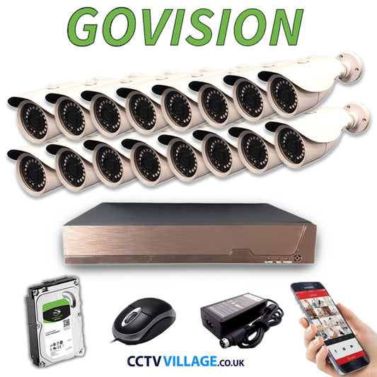 Govision 5MP CCTV System with 16CH DVR