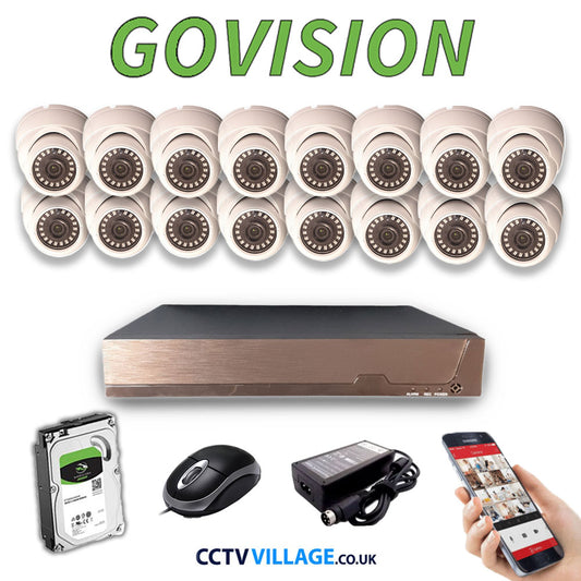 Govision 8MP CCTV System with 16CH DVR