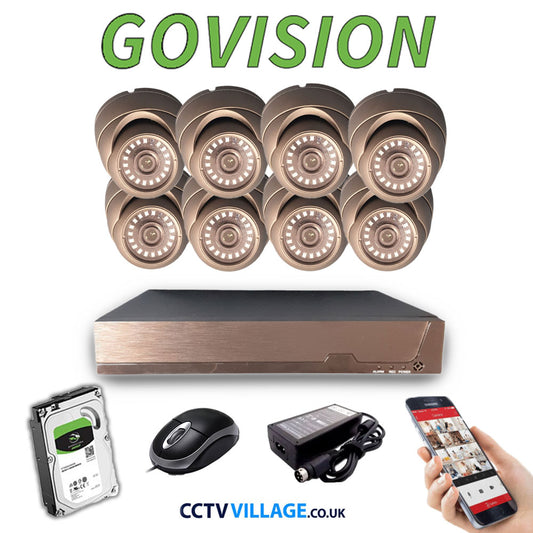 Govision 2MP CCTV System with 8CH DVR