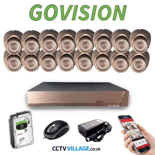 Govision 8MP CCTV System with 16CH DVR